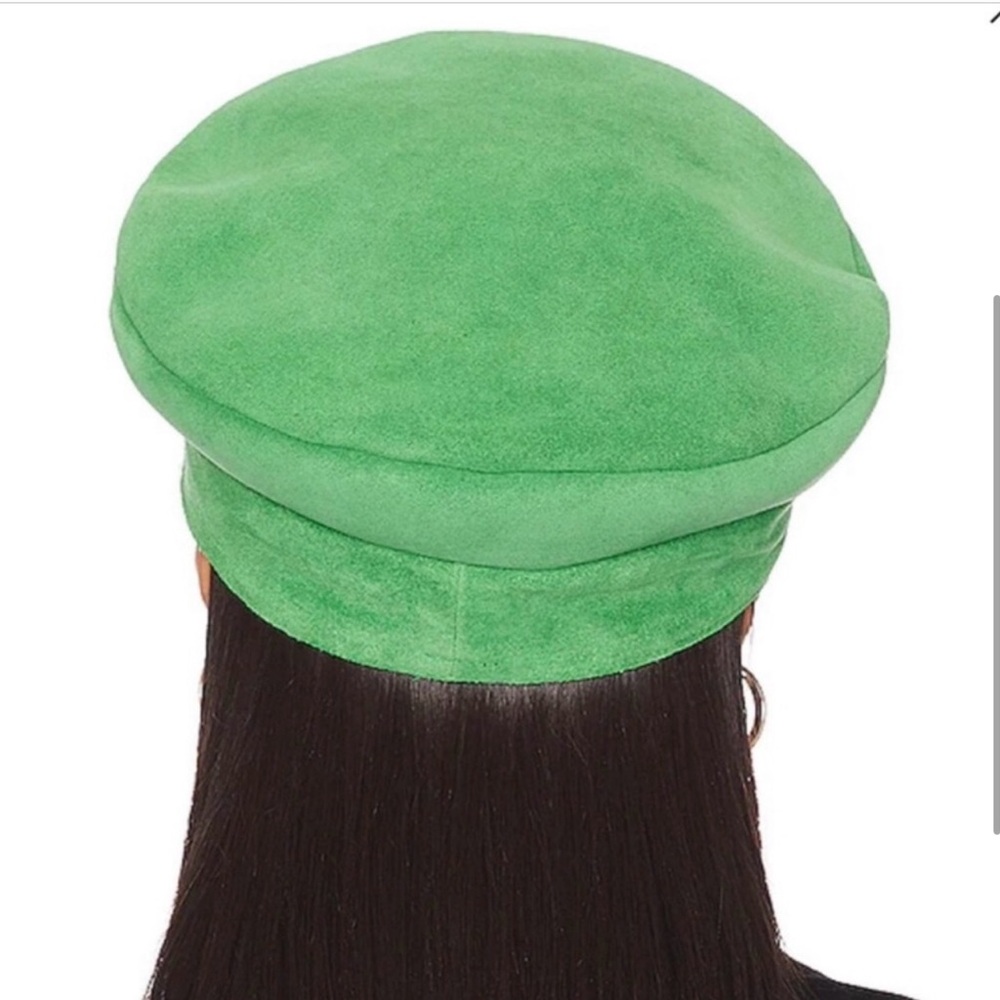 NEW Lack of Color “Lola” Green Suede Hat - Picture 9 of 11